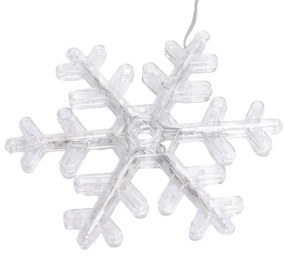 Aigostar - Catena luminosa natalizia LED da esterno 84xLED/230V 1,2x1m IP44 bianco caldo con fiocchi di neve