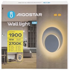 Aigostar - Applique a LED LED/16W/230V 2700K bianco