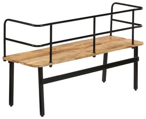 Panca 120x40x70 cm in legno massello di mango