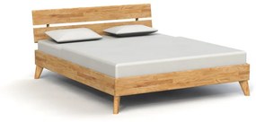 Letto matrimoniale in rovere 140x200 cm Greg 2 - The Beds