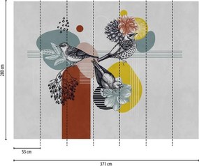 Fotomurale Blossom, multicolore 371X280 cm