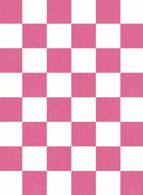 Rebel Walls Wandbild Chess - Pink
