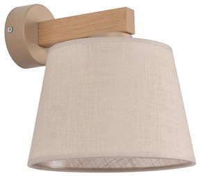 Brilagi - Lampada da parete LATTE SABIA 1xE27/15W/230V pino/beige