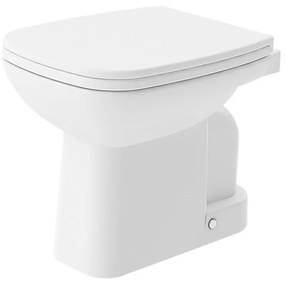 Vaso WC distanziato d-code, sedile escluso P 48 x L 35 x H 42.5 cm bianco