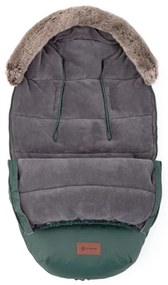 PETITE&MARS - SET Sacco nanna per bambini 4 in 1 COMFY + muffole per passeggino FURRY Khaki