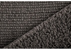 Tappeto da bagno in cotone grigio Luca, 60 x 60 cm - Tiseco Home Studio