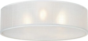 Plafoniera bianca con paralume in tessuto Haru – Markslöjd