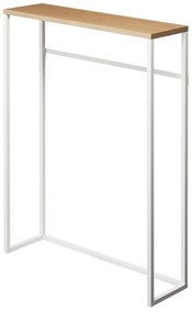 Consolle bianca e marrone chiaro 18,5x60 cm Tower - YAMAZAKI