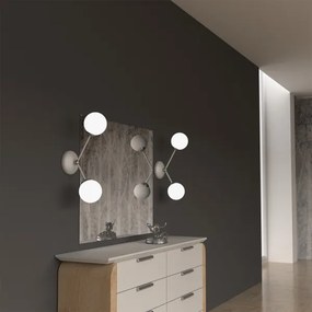 Applique JOY 2xE14/40W/230V bianco/cromo lucido