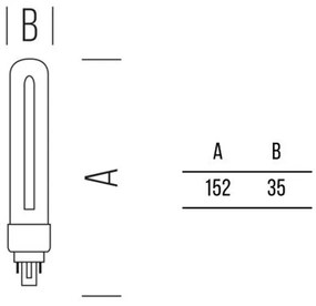 ALC 1000lm 11,5W G24d WW