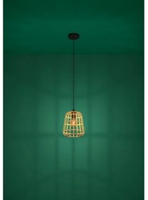 Eglo 390152 - Lampadario a sospensione con filo MONTEZUELO 1xE27/40W/230V diametro 24 cm bambù
