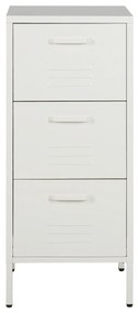 Armadio da ufficio metallo bianco 43 x 40 cm WOSTOK Beliani
