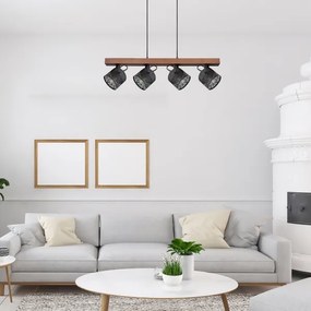 Rabalux 3300 - Lampadario a sospensione con filo ROTEM 4xE14/40W/230V