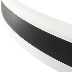 Lampadario a plafone LED dimmerabile LED/86W/230V 3000-6500K nero + telecomando