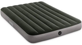 64108 - Materasso Gonfiabile Prestige Downy Piazza e Mezza, pvc, Verde Scuro, 137x191x25 cm - Intex