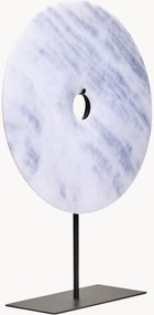 Scultura disco in marmo fatta a mano Zoro