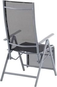 Sedia da esterno nera in metallo Ariola – Garden Pleasure