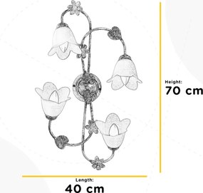 ONLI - Plafoniera BOTTON DORO 4xE14/6W/230V