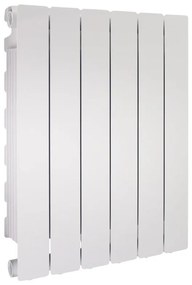 Radiatore acqua calda PRODIGE MODERN in alluminio, 6 elementi, interasse 600 mm, neutral white