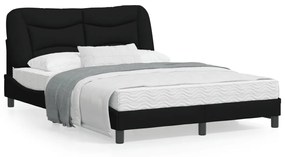 Giroletto Senza Materasso Nero 140x200 Cm İn Tessuto /