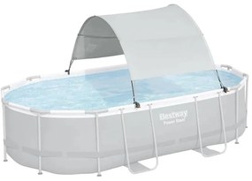 Tettoia per Piscina Fuori Terra Bianco - Bestway