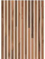 NLXL Carta da parati Timber Strips TIM-02 - Teak on White