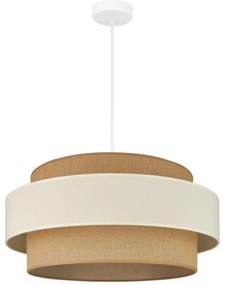 Brilagi - Lampadario a cavo SPACE LIGHT 1xE27/15W/230V Ø 50 cm beige crema