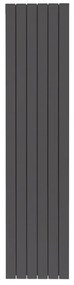 Radiatore acqua calda PRODIGE SUPERIOR in alluminio, 6 elementi, interasse 2000 mm, ardesia/slate-grey