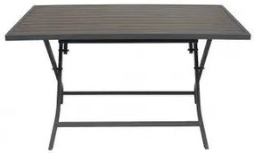 Tavolo Pieghevole in Alluminio Alabama 70 X 130, Taupe