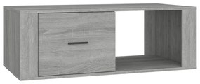 Tavolino salotto grigio sonoma 100x50,5x35 cm legno multistrato
