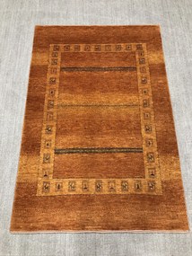 Loribaft Tappeto 170 x 120 Giallo (Iran) Annodato A Mano