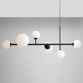 ALDEX Lampada a sospensione Dione, 6 luci, nero