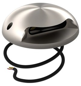 Faretto a pavimento da esterno 3W IP67 Monodirezionale - Inox Colore Bianco Caldo 3.000K