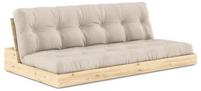Divano letto beige 196 cm Base - Karup Design