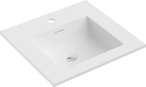 Mexen Otis lavandino da incasso in piano 51 x 46,5 cm, bianco opaco - 25185001