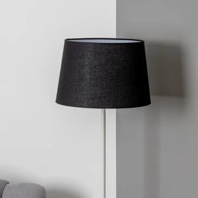 Brilagi - Lampada da terra a LED CERIA 1xE27/40W/230V Ø 30 cm nero/bianco
