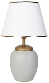 Lampada da tavolo RAMZES 1xE27/40W/230V bianca/grigia
