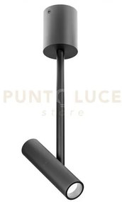 Gfa1451c- faretto spot orientabile 1 luce attacco led 3000k 505lm 7...