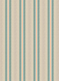 Streifentapete Blurred Lines von Eijffinger - Braun/ Blau