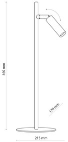 Lampada da tavolo LED LAGOS 1xG9/6W/230V 4000K bianca