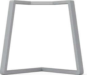 Gamba per mobili STEELMI Angolo in acciaio argentato satinato L 78 x P 78 x H 70 cm