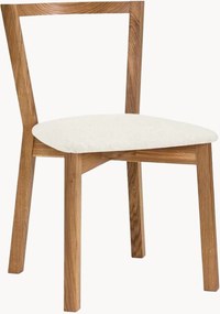 Sedia imbottita in legno di quercia Cee