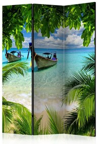 Paravento  Tropical Paradise [Room Dividers]  Colore Bianco, Dimensioni e Misure 135x172