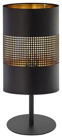 Lampada da tavolo BOGART 1xE27/15W/230V nero/oro