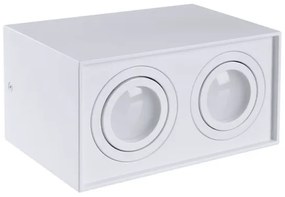 Luce Spot HADAR Q2 2xGU10/10W/230V bianco