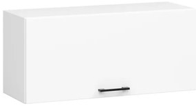 Cucina Lineare 180 Cm Moderna Pensili Bassi Bianco Opaco Emma V2