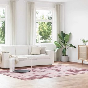 Tappeto Shaggy A Pelo Lungo Navarra Rosa Antico 200x290cm /