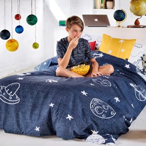 Biancheria da letto per bambini in cotone per letto singolo 140x200 cm Starspace - Mr. Fox