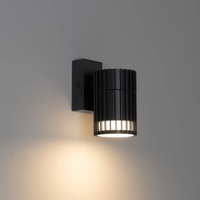 Lampada da parete da esterno di design nera IP44 - Boris