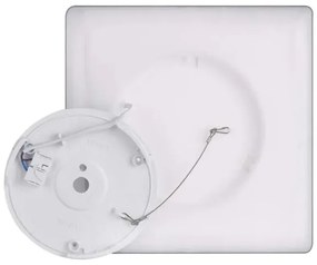 Plafoniera LED FLORI LED/18W/230V 4000K nero 29x29 cm